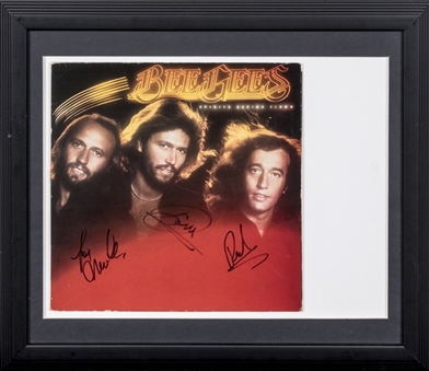 The Bee Gees Autographed Album in Framed Display (PSA/DNA PreCert)